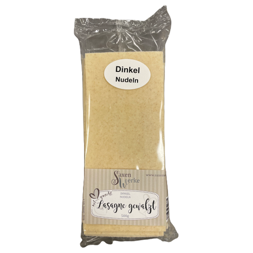 Saxenwerke Dinkel Lasagne ohne Ei 500g
